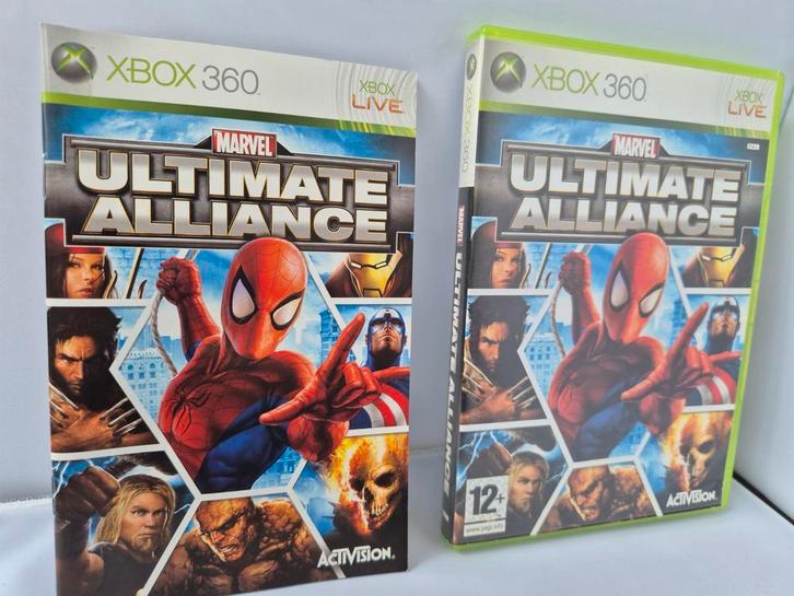 Marvel Ultimate Alliance XboX 360, Spelcomputers en Games, Games | Xbox 360, Zo goed als nieuw, Avontuur en Actie, 1 speler, Vanaf 18 jaar