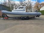 Nadir G25 RIB Hypalon twin Suzuki DF140 Riba trailer, Gebruikt, Benzine, 120 tot 200 pk, Overige merken