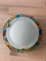Mooie mozaïek plafondlamp, Ophalen, Zo goed als nieuw, Glas