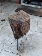 Unieke boomstam gratis, Huis en Inrichting, Stoelen, Gebruikt, Bruin, Rustiek, Ophalen of Verzenden