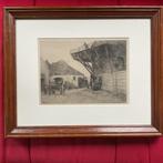 Prachtige ets van J.C.Tholen, Antiek en Kunst, Kunst | Etsen en Gravures, Ophalen of Verzenden