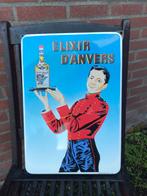 Emaille reclamebord Antwerpen, Verzamelen, Ophalen of Verzenden, Gebruikt, Reclamebord