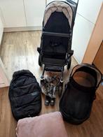 Joolz Day zwart complete set, Gebruikt, Verstelbare duwstang, Combiwagen, Ophalen
