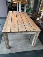 Eetkamertafel steigerhout 200x100, Ophalen, Zo goed als nieuw, Rechthoekig, Hout