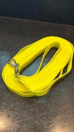 Zoeklijn sleeplijn 10 meter 17mm neon geel, Dieren en Toebehoren, Hondenriemen, Ophalen, Nieuw