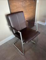 4/6/8/10 bruin leder Henders & Hazel design eetkamerstoelen, Ophalen, Bruin, Henders en Hazel, Zo goed als nieuw