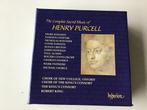 The complete sacred music of Henry Purcell/ Robert King 11CD, Cd's en Dvd's, Ophalen of Verzenden, Barok, Zo goed als nieuw