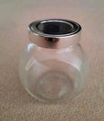 Glazen potje met schroefdeksel, Ophalen of Verzenden, Zo goed als nieuw