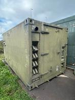 Container met geluidgedempte generator, Ophalen