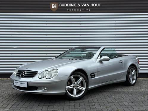 Mercedes-Benz SL 500 V8 Youngtimer 79.697 km, Auto's, Mercedes-Benz, Bedrijf, Benzine, Cabriolet, Geïmporteerd, Zilver of Grijs