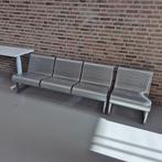 ARTIFORT LAGOS 3- ZITS + 1 ZITS BANK  [ metaal / aluminium ], Ophalen, Gebruikt, Driepersoons, 75 tot 100 cm
