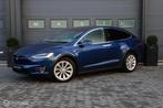 Tesla Model X Long Range|Autopilot|Leder|Camera|Stoelverwarm, Auto's, Model X, Gebruikt, Zwart, Blauw