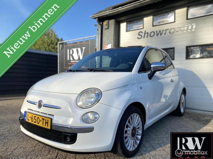Fiat 500 1.2 Lounge, Auto's, Fiat, Bedrijf, Te koop, ABS, Airbags, Airconditioning, Alarm, Bluetooth, Boordcomputer, Centrale vergrendeling