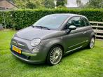 Super mooie Fiat 500 1.4-16v 2009 zilvergrijs, 100 pk, 905 kg, Particulier, 16 km/l