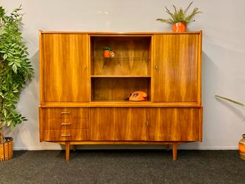 vintage highboard jaren 60/70 retro design dressoir  kast beschikbaar voor biedingen