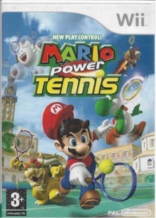 Mario Power Tennis (wii), Spelcomputers en Games, Games | Nintendo Wii, Zo goed als nieuw, Sport, 3 spelers of meer, Vanaf 3 jaar