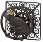 Slangenhouder gietijzer bruin met kikker Esschert Design, Verzenden, Nieuw, Tuinslang