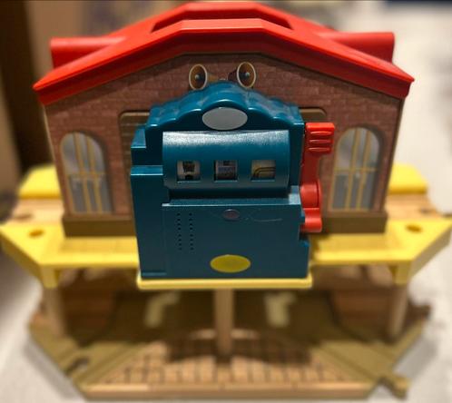 Chuggington houten treinbaan, Kinderen en Baby's, Speelgoed | Houten speelgoed, Gebruikt, Overige typen, Ophalen of Verzenden