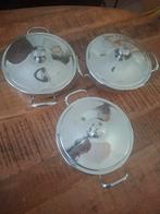 Alessi Pannenset - Prachtige Kwaliteit!, Pannenset, Ophalen of Verzenden, Zo goed als nieuw, Rvs