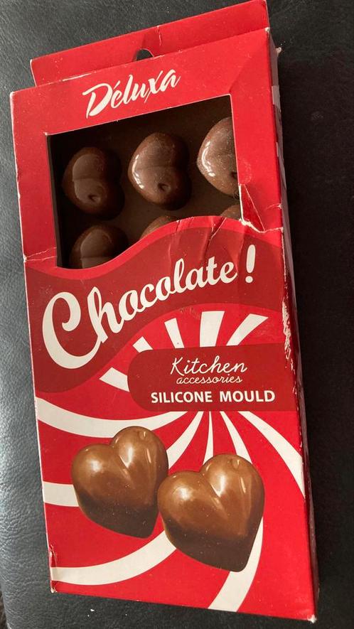Chocolademal hart siliconen, Huis en Inrichting, Keuken | Keukenbenodigdheden, Nieuw, Ophalen
