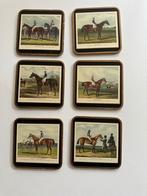 Vintage Paarden Onderzetters Set van 6, Ophalen of Verzenden