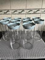 Glazen voorraadpotten, Ophalen of Verzenden, Zo goed als nieuw, Glas, Pot, Bus of Blik