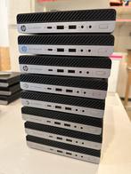 8x HP EliteDesk 800 G3 Mini 65w i5-7500 8GB 256GB Win10pro, Computers en Software, Desktop Pc's, HP, Ophalen of Verzenden, SSD