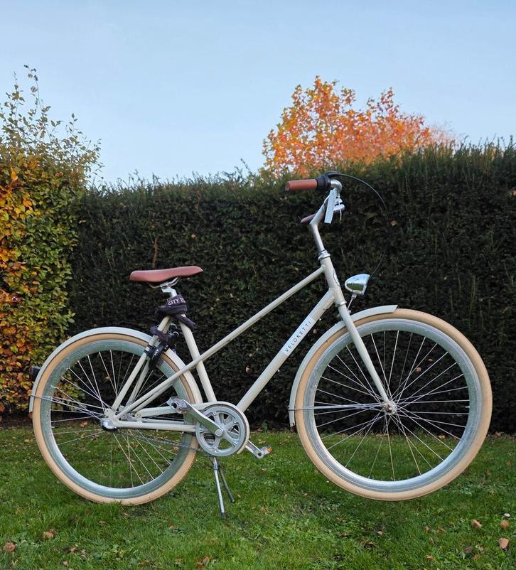 Veloretti Caferacer Pebblegrey 3S, Fietsen en Brommers, Fietsen | Cruisers en Lowriders, Gebruikt, Aluminium, 51 tot 55 cm, Ophalen