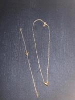 Hartjes Ketting en Armband Set, my jewellery, Ophalen of Verzenden, Zo goed als nieuw, Goud, Overige materialen