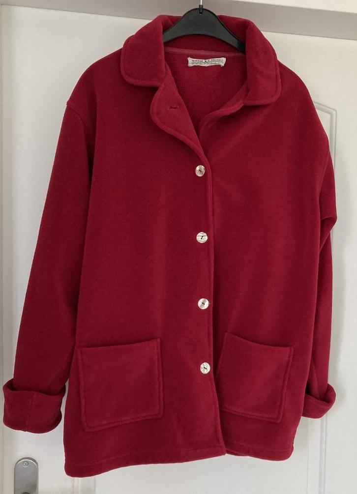 mooie jas winterjas warmrood 40 Polartech, Kleding | Dames, Jassen | Winter, Zo goed als nieuw, Maat 38/40 (M), Rood, Ophalen of Verzenden