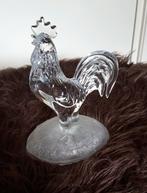 Kristallen Haan - Prachtig Decoratief Stuk, Wit, Ophalen of Verzenden, Minder dan 50 cm, Glas