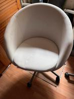 Witte bureaustoel Ikea, Huis en Inrichting, Fauteuils, Ophalen, Gebruikt, Overige materialen