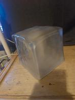 Vintage tafellamp Icecube Iviken, Vintage, Ophalen of Verzenden, Minder dan 100 cm, Glas