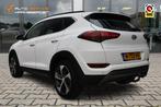 Hyundai Tucson 1.6 T-GDi Premium 4WD | Pano | Leder | Camera, Auto's, Hyundai, Gebruikt, 4 cilinders, Wit, Leder