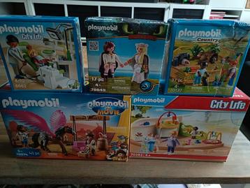 5 mooie sets playmobil gebruikt maar nog goed 95% compleet  beschikbaar voor biedingen