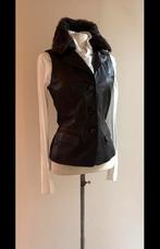 Mark by Pauw 38 leren gilet donker bruin, Kleding | Dames, Maat 38/40 (M), Bruin, Verzenden, Mark