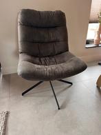 Draaistoel grijs/bruin/taupe, Huis en Inrichting, Fauteuils, Ophalen, Gebruikt, Minder dan 75 cm, 50 tot 75 cm