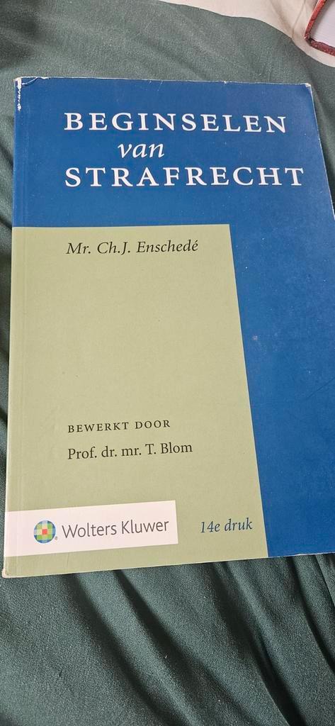 Ch. J. Enschedé - Beginselen van strafrecht, Boeken, Wetenschap, Zo goed als nieuw, Ophalen of Verzenden