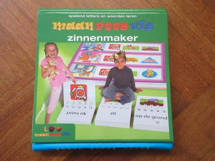 Maan Roos Vis zinnenmaker, Kinderen en Baby's, Speelgoed | Educatief en Creatief, Gebruikt, Puzzelen, Taal en Lezen, Ontdekken