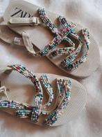 Zara aparte sandalen met kraaltjes hippie ibiza 36, Zara, Gedragen, Sandalen of Muiltjes, Ophalen of Verzenden
