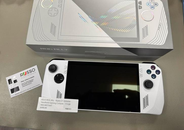 ASUS ROG Ally - Zo goed als nieuw!, Computers en Software, Windows Laptops, Zo goed als nieuw, 10 inch of minder, SSD, 4 Ghz of meer