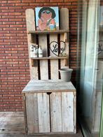 Kast van steigerhout, Huis en Inrichting, Kasten | Kledingkasten, Ophalen