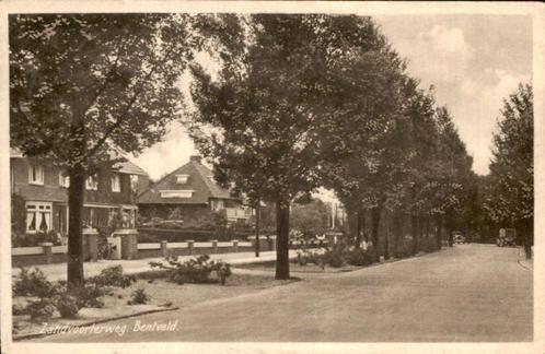 Bentveld - Zandvoorterweg, Verzamelen, Ansichtkaarten | Nederland, Gelopen, Noord-Holland, 1940 tot 1960, Ophalen of Verzenden