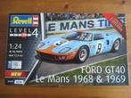 Ford GT40 - Le Mans 1968 & 1969 (Revell 1/24), Hobby en Vrije tijd, Modelbouw | Auto's en Voertuigen, Auto, Revell, Groter dan 1:32