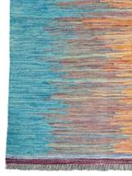 Handgeknoopt Afghaans wol Kelim Larmina blue 178x250cm, 200 cm of meer, Nieuw, 150 tot 200 cm, Perzisch Kelim vintage modern oosters HYPE