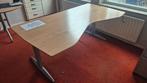 in hoogte verstelbaar buro bureau ergonomisch glooiend, Ophalen of Verzenden, In hoogte verstelbaar, Gebruikt, Bureau