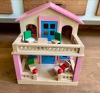 Small Foot Houten Poppenhuis Clara met 16 houten meubeltjes, Ophalen of Verzenden, Gebruikt, Poppenhuis