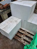 Gasbeton blokken 40x60x10 - 20 stuks, Doe-het-zelf en Verbouw, Metselstenen, Ophalen, Gebruikt, Kalkzandstenen