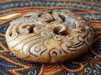 Mooi antiek Oosters fabeldier amulet van jade 5,2 cm., Antiek en Kunst, Ophalen of Verzenden