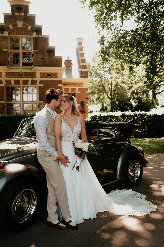 Modeca trouwjurk, Kleding | Dames, Trouwkleding en Trouwaccessoires, Zo goed als nieuw, Trouwjurk, Wit, Ophalen